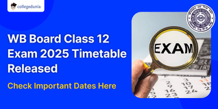WB Board Class 12 Exam 2025 Timetable Released; Check Important Dates Here